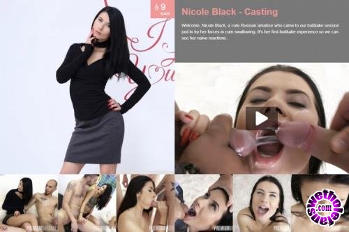 PremiumBukkake - Nicole Black - Casting (FullHD/1080p/1.75 GB)
