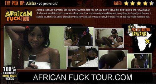 AfricanFuckTour - Aisha - Horny petite african gets interracial (HD/720p/507 MB)