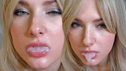 Porn - LalokaSwallowX - Sexy Blonde Sensual Sucks Big Dick and Licks Balls to Cum in Mouth (UltraHD 4K/2160p/1.06 GB)