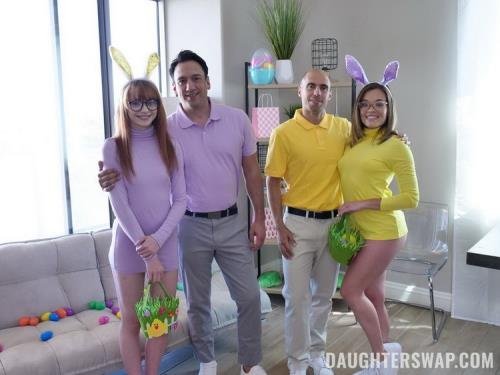 DaughterSwap / TeamSkeet - Katie Kush & Cecelia Taylor - Naughty Bunnies Easter Swap (FullHD/1080p/3.76 GB)