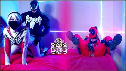 Onlyfans - Black Kitsune - Gwen VS Lady Deadpool VS Venom (FullHD/1080p/845 MB)