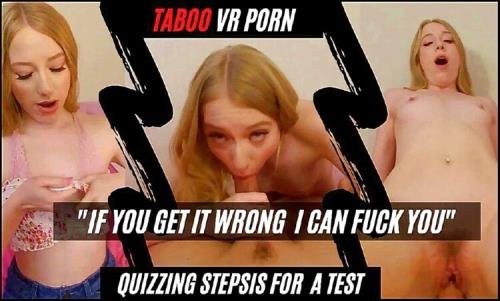 Taboo VR Porn/SexLikeReal - Mella Megan - Quizzing Stepsister for Test (UltraHD 2K/1920p/2.63 GB)