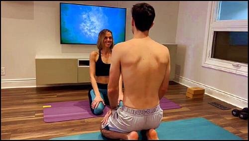 Modelhub - Serenity Cox - Wife fucked during yoga session while husband watches and films  Creampie in yoga pants (FullHD/1080p/825 MB)