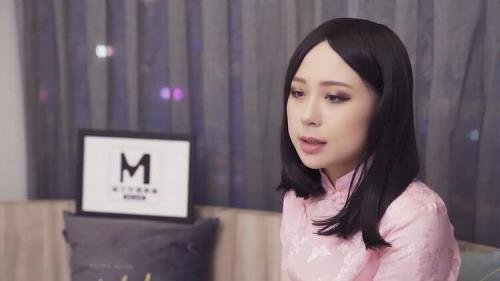 Madou Media - Lin Siyu - Cheongsam temptation, national style series, cheongsam goddess Lin Sihao, no sleeves, hot sex, powder milk snow (HD/720p/426 MB)