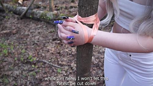 ModelHub - Alexa Mills - Tied Up Eco Activist Gets Cummed Outside (FullHD/1080p/284 MB)