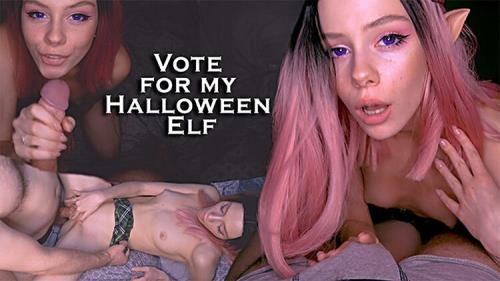 Pornhub - Foxy Elf - The Elf Wanted To Get Sweets For Halloween, But Got Cum On Her Face. POV. FoxyElf (FullHD/1080p/350 MB)