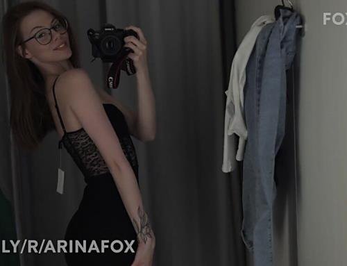 ModelsPornorg - Arina Fox - There Are People Behind The Wall, And This Naughty Bitch Sucks Me | BLOWJOB IN STORE Fitting Room (FullHD/1080p/119 MB)