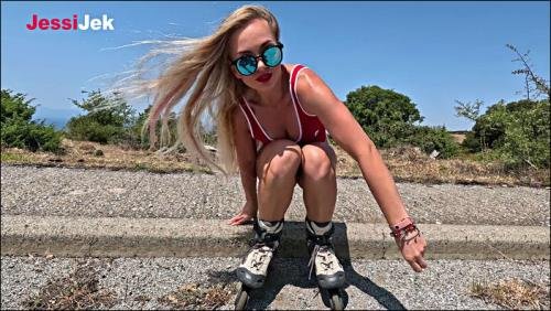 PornHub - JessiJek - Public Anal Fuck On The Street And Cum Twice In Horny Girl On Rollers JessiJek (FullHD/1080p/786 MB)