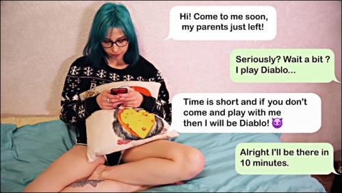 PornHub - MySchoolLife - A Nerdy Girl Invitations a Classmate To His Home While Her Parents Were Away. (FullHD/1080p/363 MB)