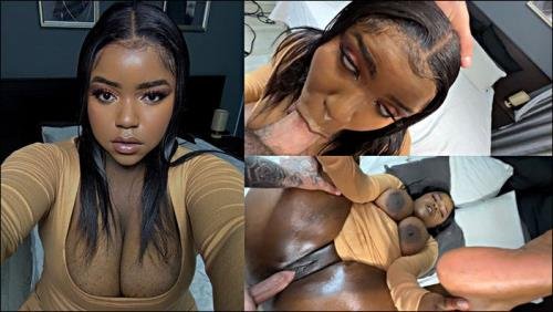 PornHub - Thick Black Girl Squirts In Missionary And Ends Up With a Messy Creampie (FullHD/1080p/389 MB)