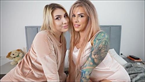 PornHub - Naughty Step Sisters Play Truth Or Dare With Step Bro - Step Family s First Threesome! (FullHD/1080p/809 MB)