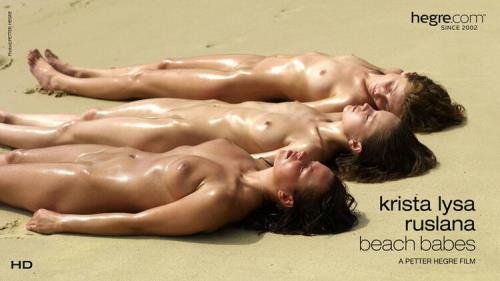 Hegre-Art - Krista Lysa Ruslana Beach Babes (HD/720p/49.2 MB)