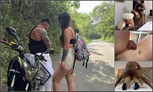 Pornhub - Hot Biker Watches How My Boyfriend Abandoned Me In a Lonely Place And Comes To Convince Me To Fuck (FullHD/1080p/680 MB)