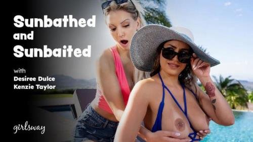 GirlsWay - Kenzie Taylor, Desiree Dulce - Sunbathed And Sunbaited (HD/720p/488 MB)