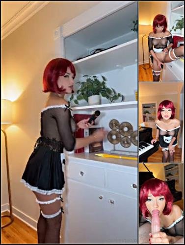 Onlyfans - Woahhannahjo Redhead Maid Blowjob Video Leaked 1 (HD/720p/67.9 MB)