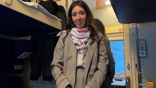Onlyfans - I Had Sex With The Conductor On The Train, I Hope She Doesnt Get Fired Katty West (FullHD/1080p/560 MB)