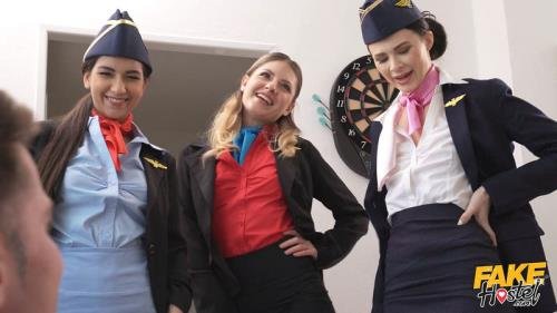 FakeHostel.com/FakeHub.com - Rebecca Volpetti, Jenny Doll, Moona Snake: Horny Air Hostesses Share Massive Cock (FullHD/1080p/872 MB)