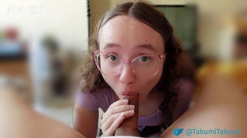 Onlyfans - Glasses Wearing 18 Year Old College Girl Gives Intense Blowjob And Sex To Senior Amateur Amwf Takumi2x (FullHD/1080p/183 MB)